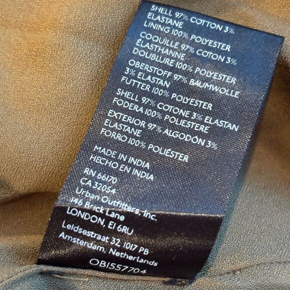 Nwt free people ruffles romance jacket army green - Picture 11 of 11